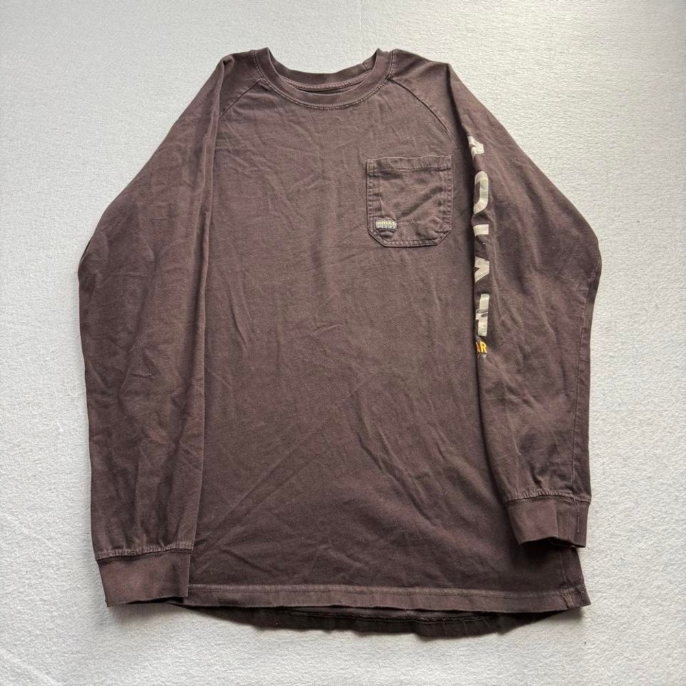 Ariat Rebar Brown Long Sleeve Work Shirt Men's Medium